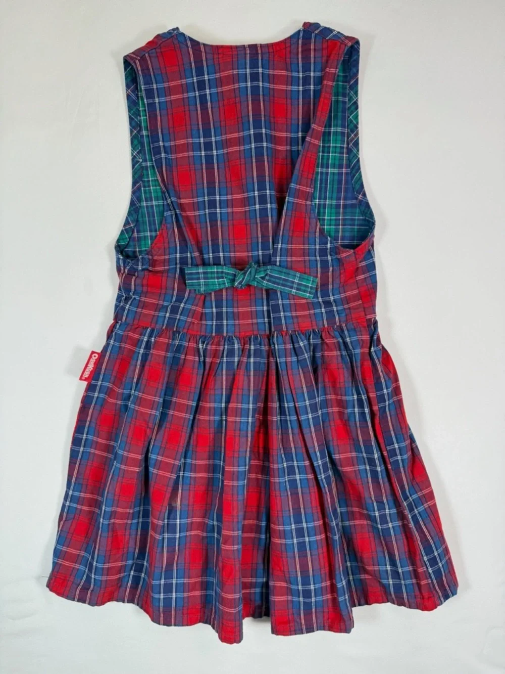 OSHKOSH B’GOSH VINTAGE 80s-90s‎ Plaid Collared Christmas Festive Dress Size 6